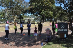 Práticas esportivas movimentam manhã de domingo