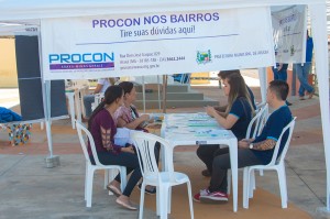 Atendimento recorde do Procon no Urciano Lemos