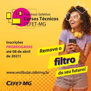 Prorrogada as inscrições para o processo seletivo 2021 do Cefet/Araxá