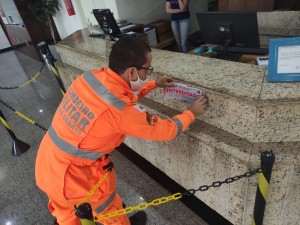 Bombeiros interditam hotel em Araxá