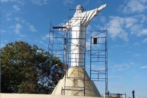 Estátua do Cristo é revitalizada