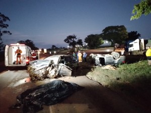 Corpo de Bombeiros registra acidente com mortes na rodovia BR 262