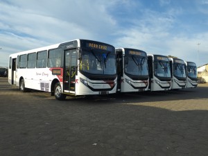 Transporte público de Araxá recebe cinco novos ônibus