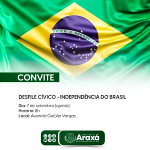 Desfile de 7 de setembro em Araxá