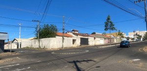 Interdição na avenida João Moreira Sales na esquina com rua Dr. Edmar Cunha