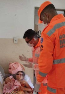 Bombeiros realizam atendimento de recém-nascido no bairro Alvorada
