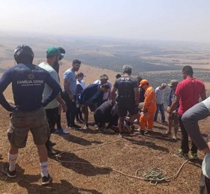 Piloto de Parapente sofre acidente na rampa do Horizonte Perdido