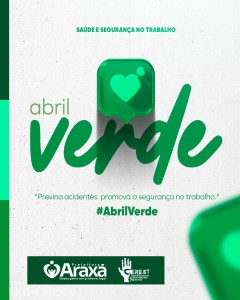 Cerest Araxá dá início à campanha Abril Verde