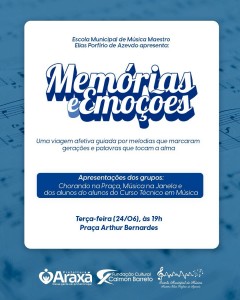 Escola Municipal de Música promove musical “Memórias & Emoções”