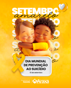 Prefeitura de Araxá reforça rede de apoio no Dia Mundial de Prevenção ao Suicídio
