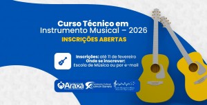 Escola Municipal de Música abre inscrições para Curso Técnico em Instrumento Musical