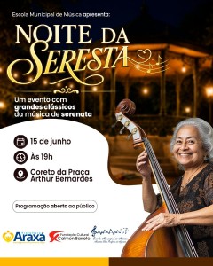 Escola Municipal de Música realiza a Noite da Seresta