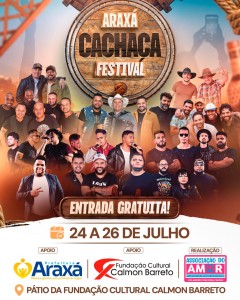 Fundação Cultural Calmon Barreto recebe a 1ª edição do Araxá Cachaça Festival
