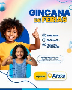 Secretaria de Esportes promove Gincana de Férias na Praça da Juventude