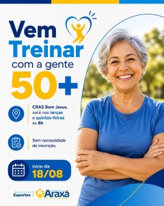 Prefeitura de Araxá inicia novas turmas de alongamento e funcional para pessoas 50+
